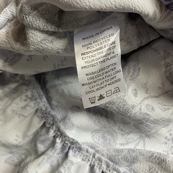 Hill House Home Talia Dress Lilac Tonal Crepe size XS - Picture 8 of 9